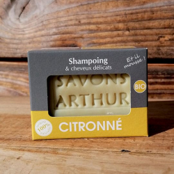 Savon Solide Bio Citronné – Cheveux délicats