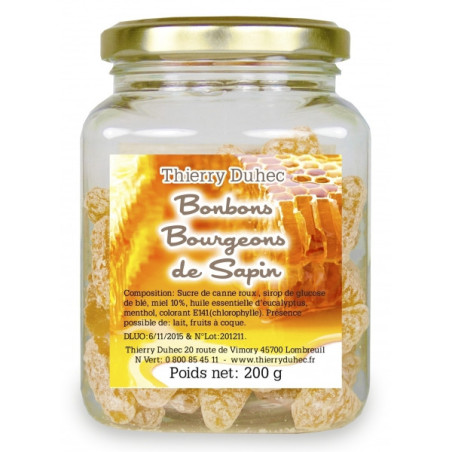Bonbons Miel Bourgeons de Sapin