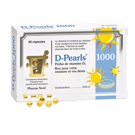 Vitamine D3 - D-Pearls 1000 Pharma Nord