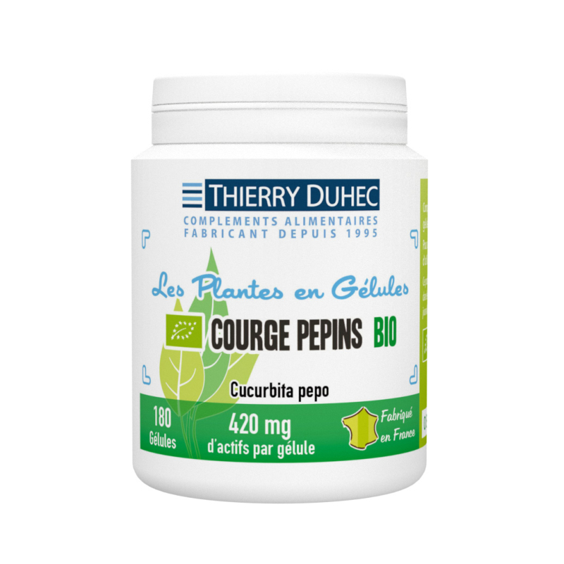 Huile de pépins de courge Bio 60 capsules 500 mg