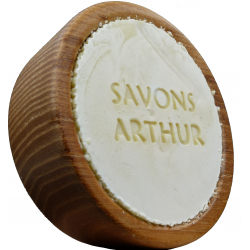 Savon ARTHUR à barbe Bio et son bol en bois d'acacia