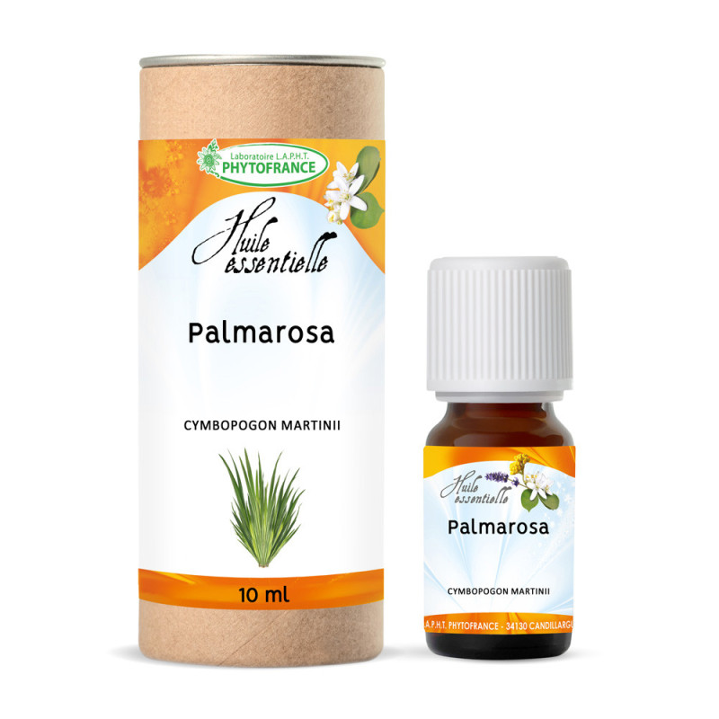 Palmarosa BIO huile essentielle 10 mL